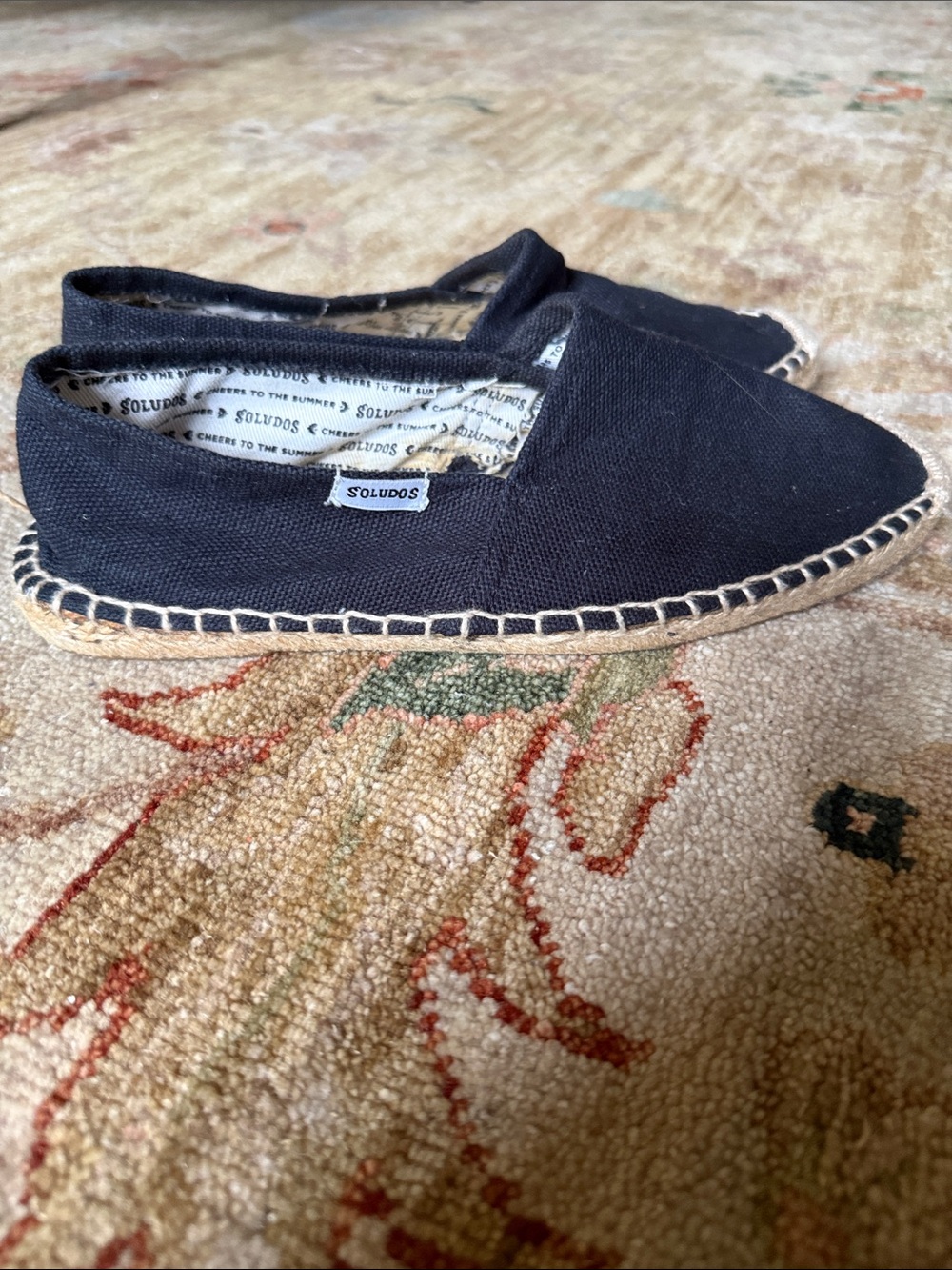 Soludos Black Espadrilles Size 41